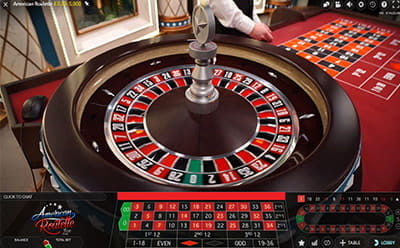 American Roulette Room with Evolution Software