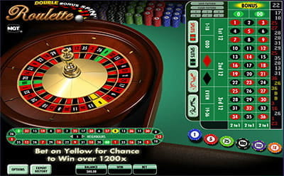 Double Bonus Spin Roulette Table Preview