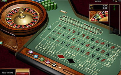 European Roulette Gold Powered by Microgaming