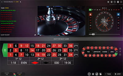 Immersive Roulette Classic View
