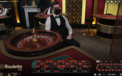Live Mobile Casino European Roulette Game