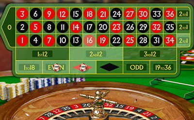 Placing Bets in Roulette