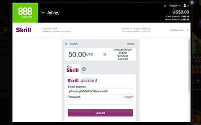 Skrill Account and Payment Confirmation
