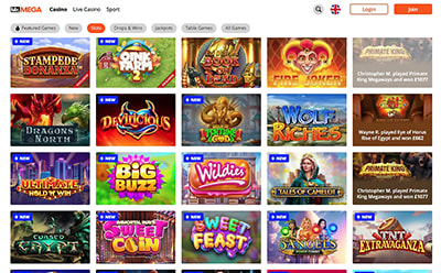 Mr.Mega Slots Selection