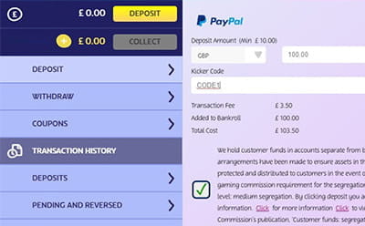 paypal deposit online casino