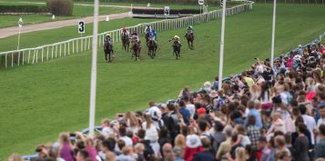  Horse Racing Fan Cheers the Winner